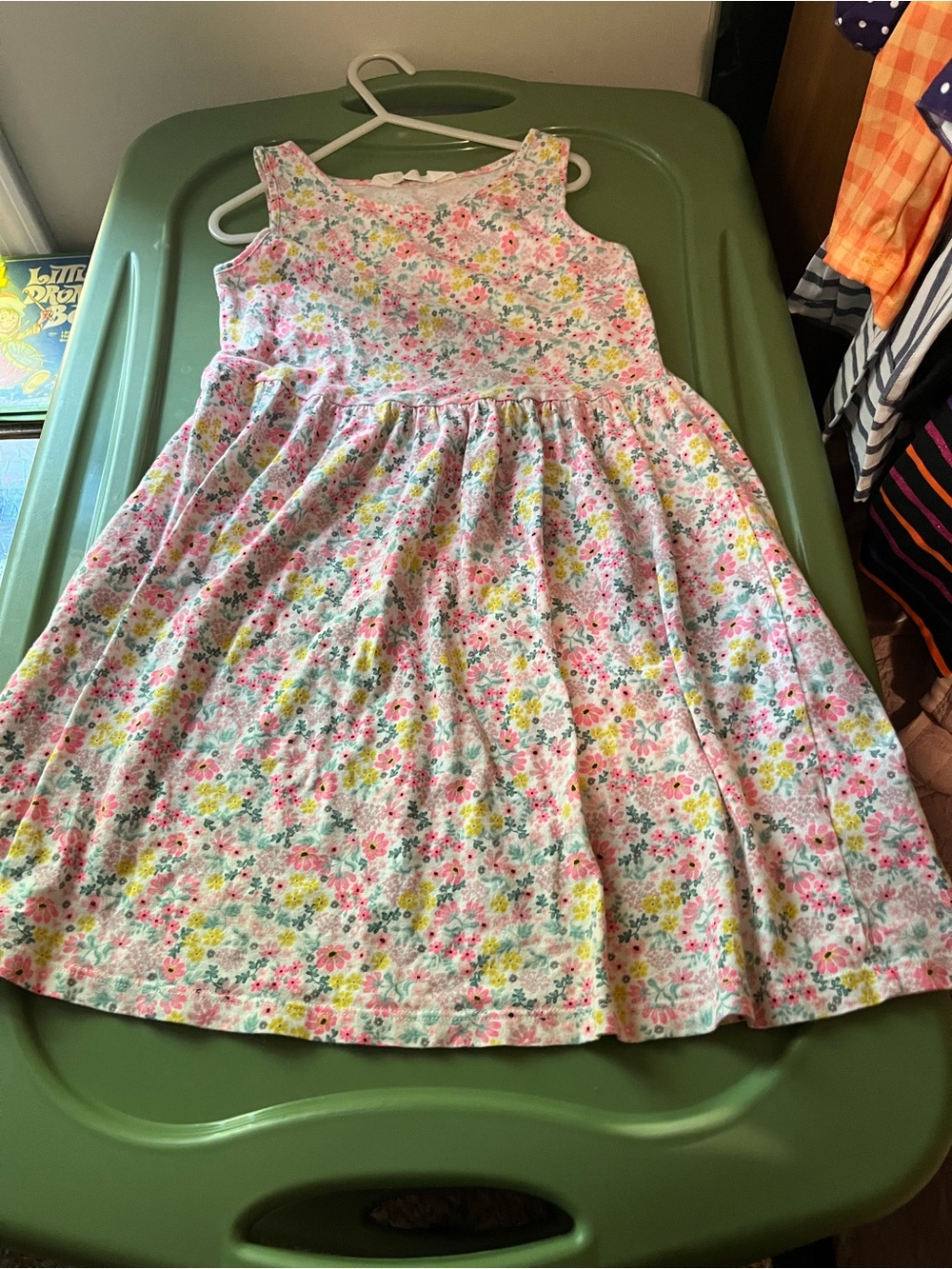 H&M Floral Cotton Sundress - Pink, Yellow, Green